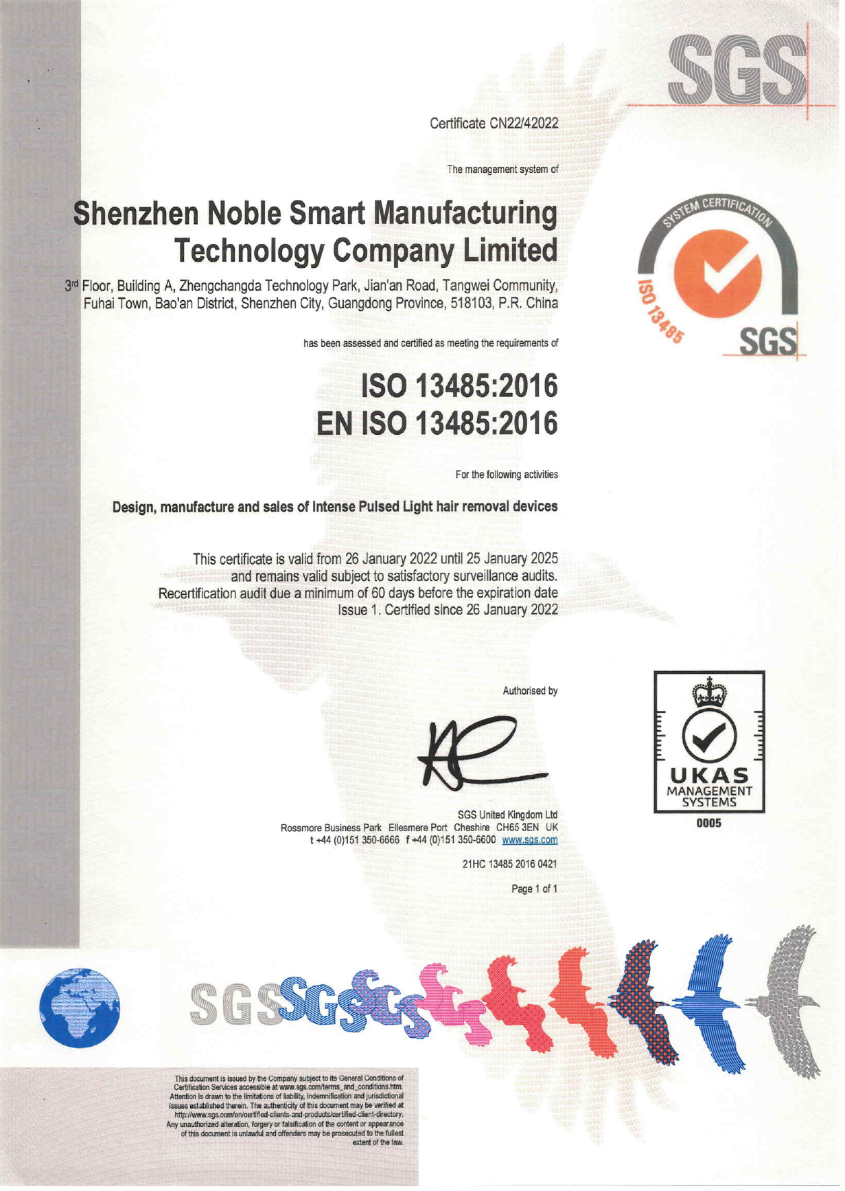 13485 Certification