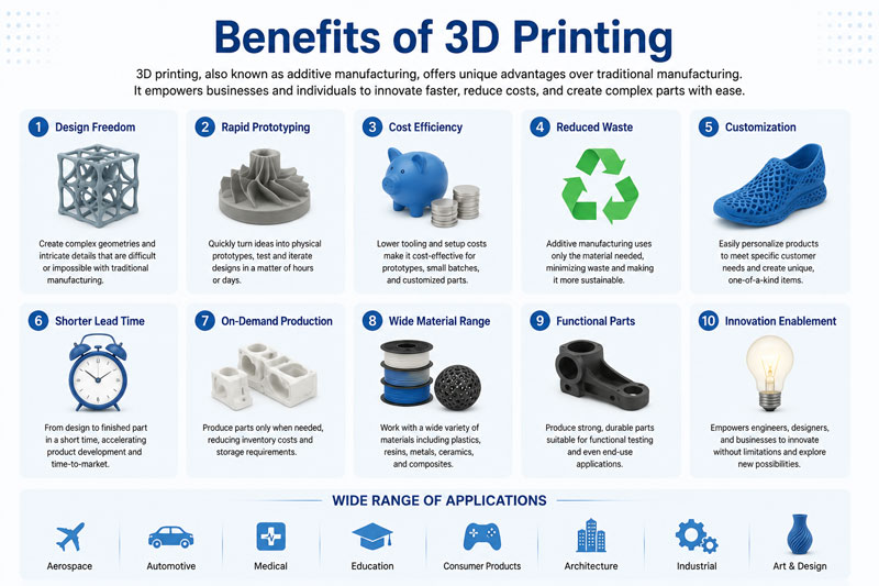 Beneficios de la impresión 3D