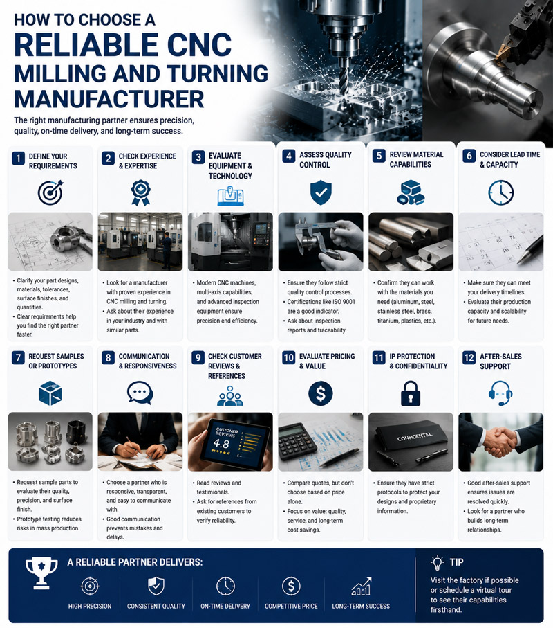 Comment choisir un fabricant fiable de fraiseuses et de tours CNC