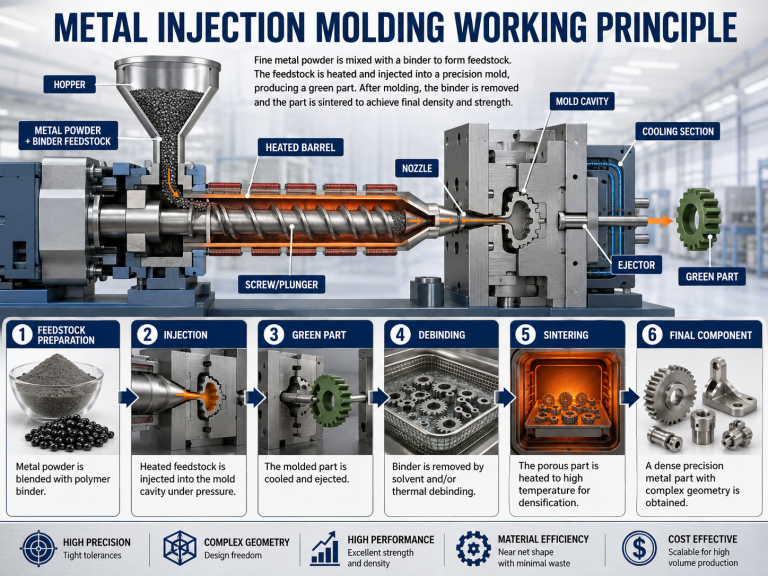 Metal Injection Molding Working Principle