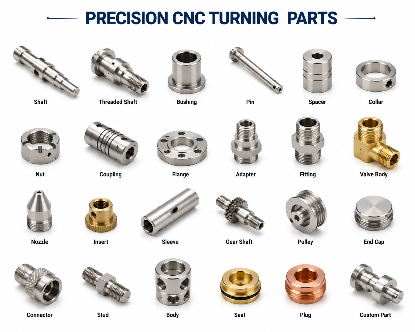 pièces de tournage CNC de précision