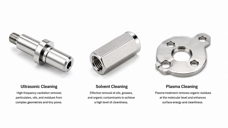 Precision cleaning process for medical components 1