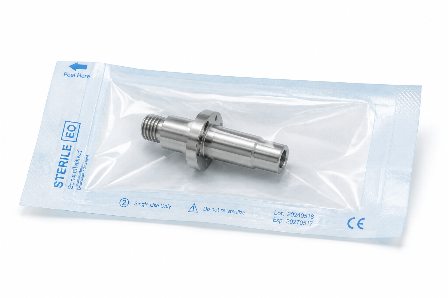 Sterilization treatment process for medical devices