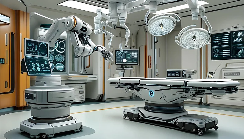 There are many kinds of surgical robots