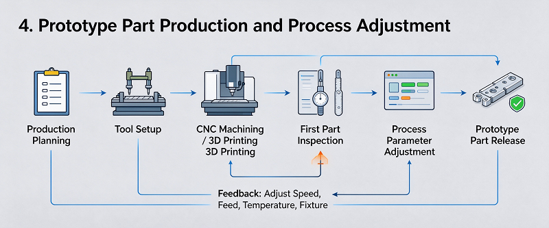 4.Prototype Part Production and Process Adjustment