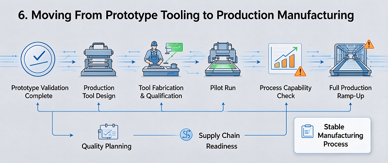 6.Moving From Prototype Tooling to Production Manufacturing