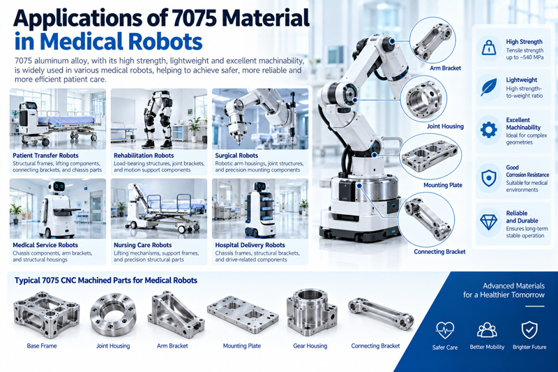 Applications of 7075 Material in Medical Robots