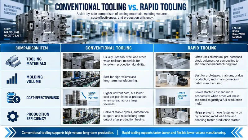 Conventional Tooling vs. Rapid Tooling