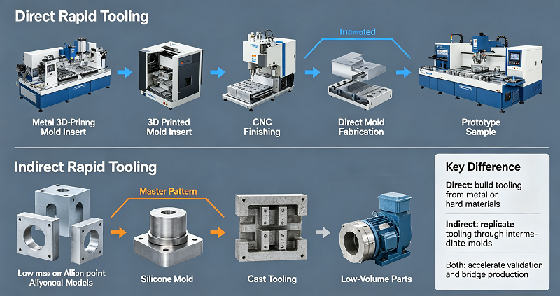 Direct vs. Indirect Rapid Tooling Methods