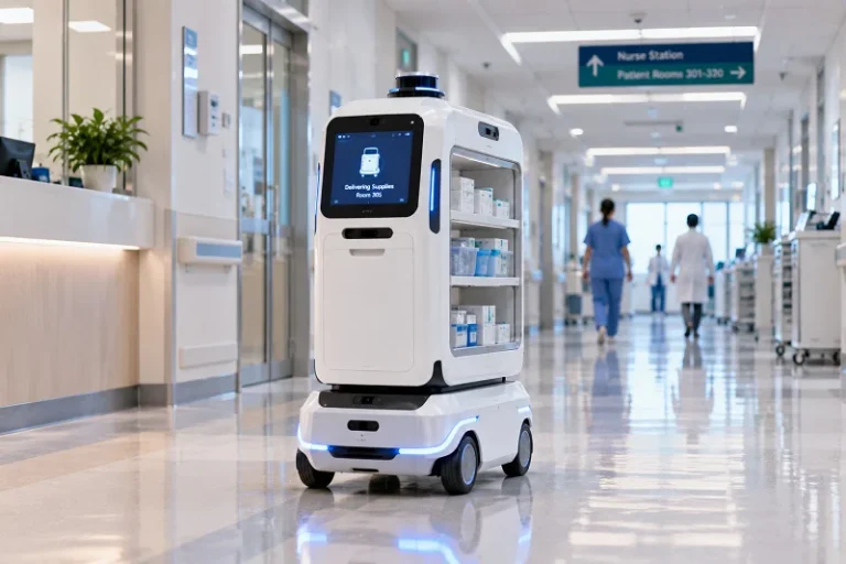 Hospital Delivery Robot Parts Precision, Materials, and Processes