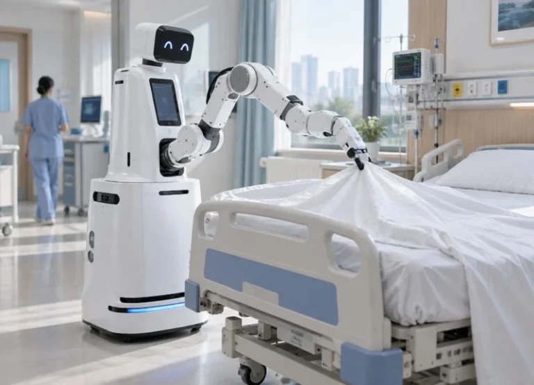 Guía sobre procesos y materiales para la fabricación de piezas de robots de enfermería