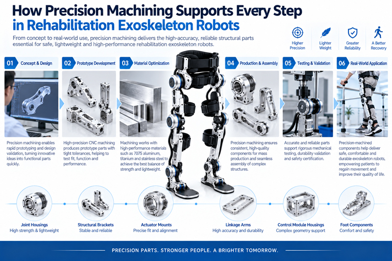 How Precision Machining Supports Every Step in Rehabilitation Exoskeleton Robots