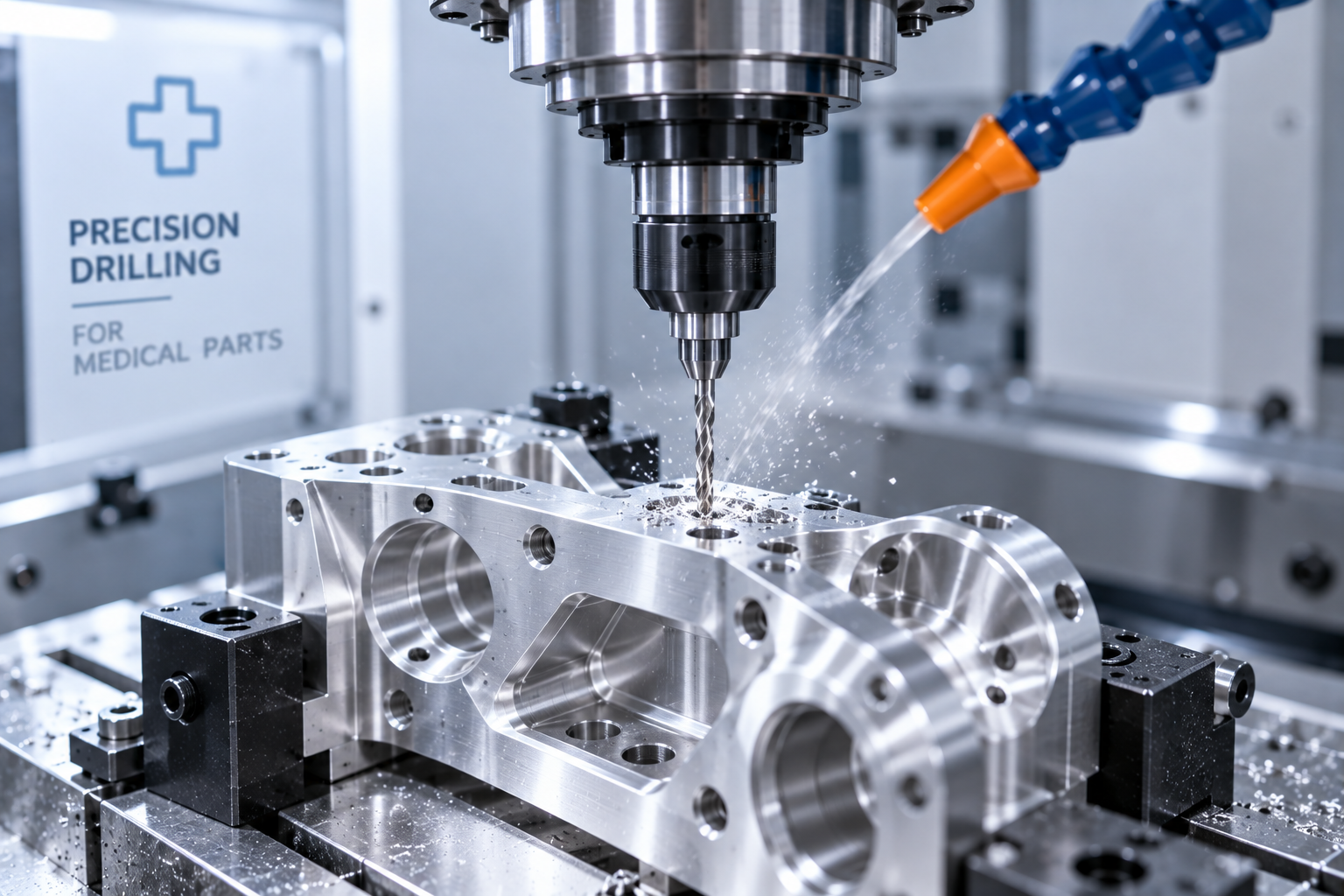Precision Drilling is machining medical precision parts