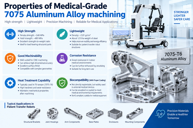 Properties of Medical Grade 7075 Aluminum Alloy machining