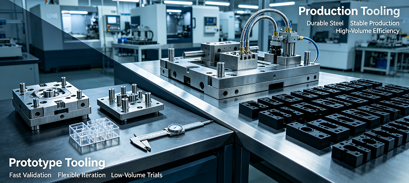 Prototype Tooling vs. Production Tooling Key Differences