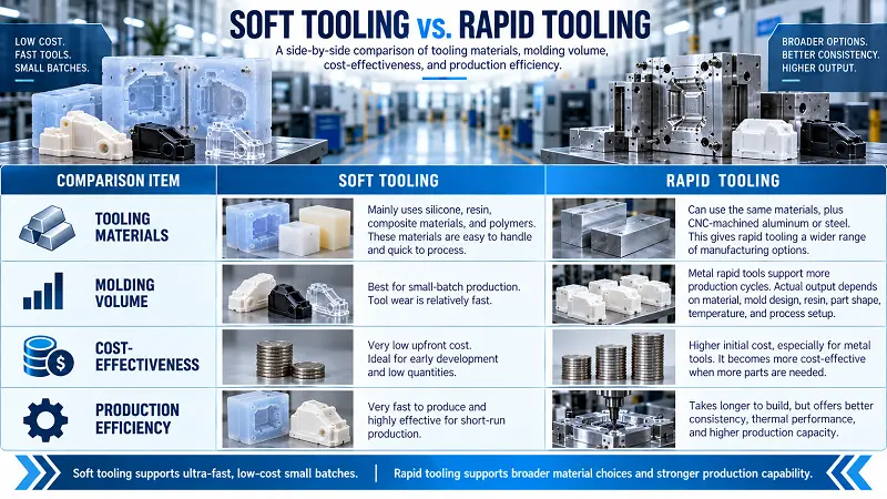 Soft Tooling vs. Rapid Tooling