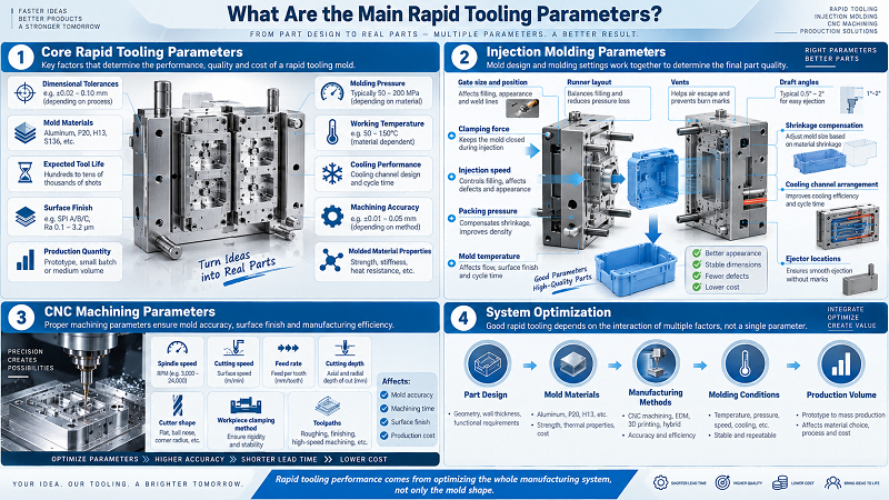 What Are the Main Rapid Tooling Parameters