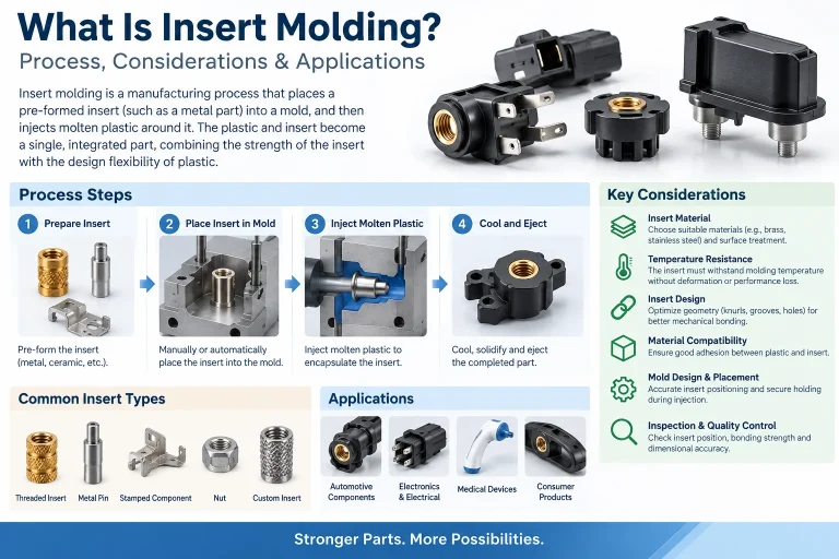 What Is Insert Molding Process, Considerations & Applications