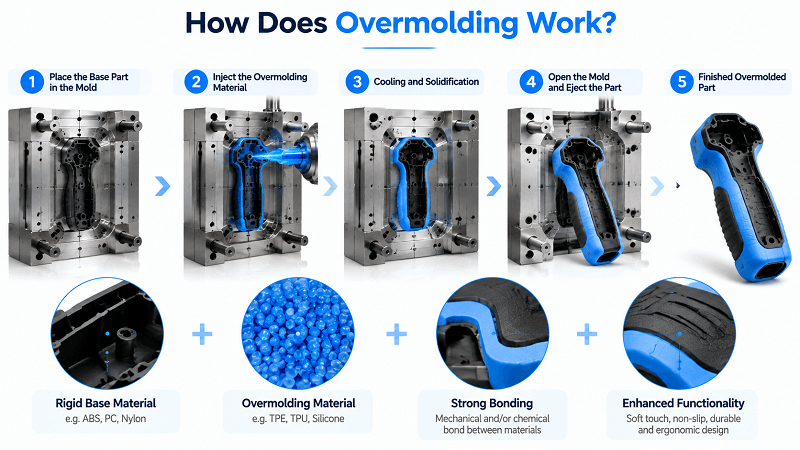 3.How Does Overmolding Work