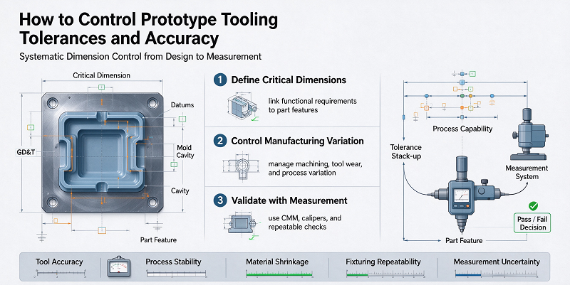 How to Control Prototype Tooling Tolerances and Accuracy