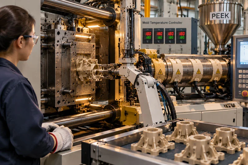 What PEEK Is and Why It Is Molded as Well as Machined